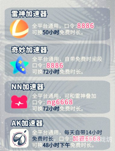 深度盘点，热门手游加速器排行榜，助你畅享游戏世界手游加速器排行榜前十名