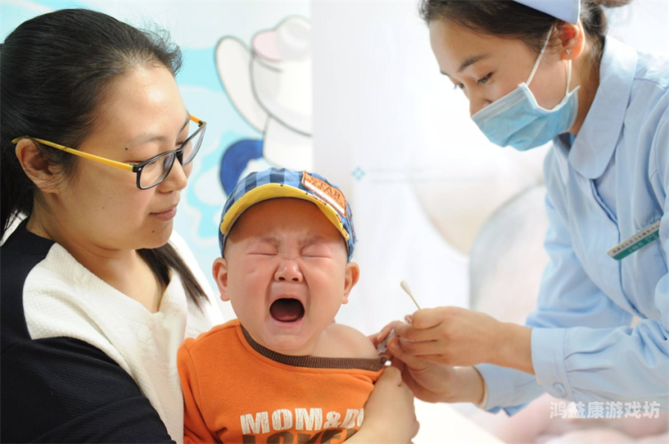 1岁半宝宝打疫苗双手插兜表情淡定，网友直呼小大人