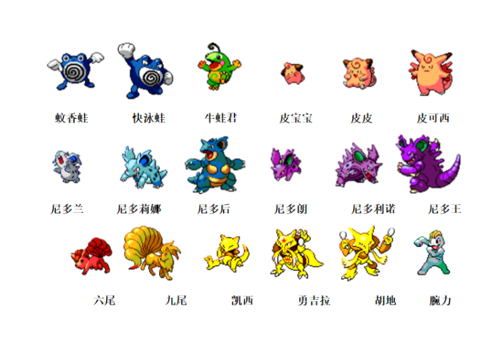 神奇宝贝精灵大全图鉴